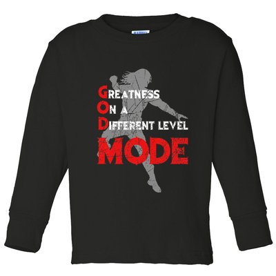 Greatness On A Different Level Mode Toddler Long Sleeve Shirt
