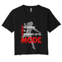 Greatness On A Different Level Mode Crop Top