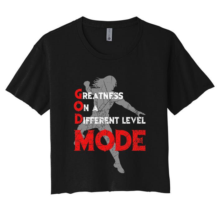 Greatness On A Different Level Mode Crop Top