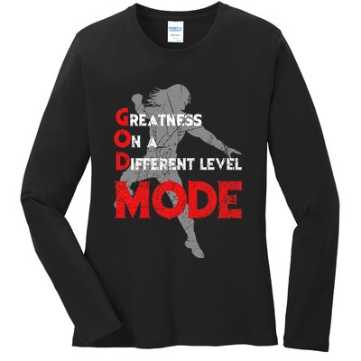 Greatness On A Different Level Mode Ladies Long Sleeve Shirt