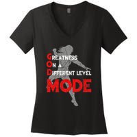 Greatness On A Different Level Mode Women's V-Neck T-Shirt