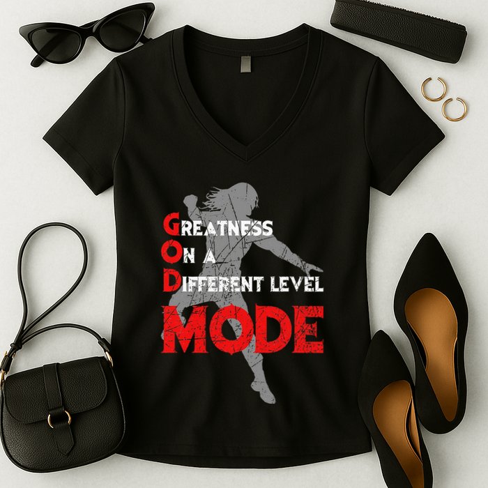 Greatness On A Different Level Mode Women's V-Neck T-Shirt