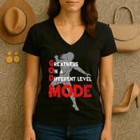 Greatness On A Different Level Mode Women's V-Neck T-Shirt