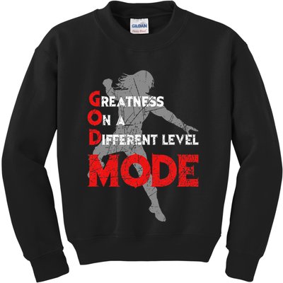 Greatness On A Different Level Mode Kids Sweatshirt