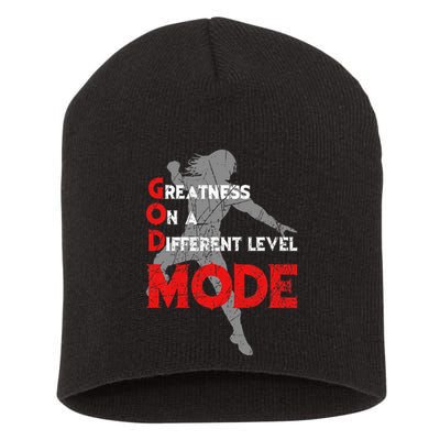 Greatness On A Different Level Mode Short Acrylic Beanie