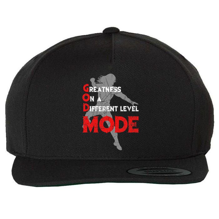 Greatness On A Different Level Mode Wool Snapback Cap
