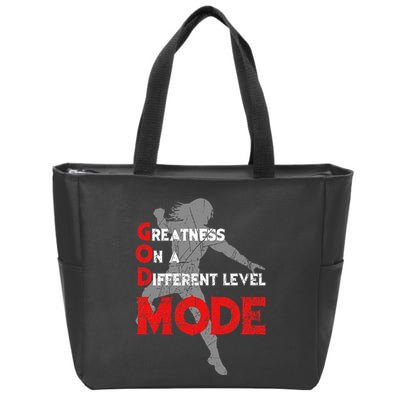 Greatness On A Different Level Mode Zip Tote Bag