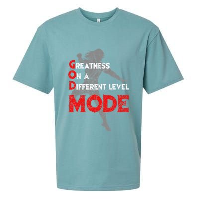 Greatness On A Different Level Mode Sueded Cloud Jersey T-Shirt