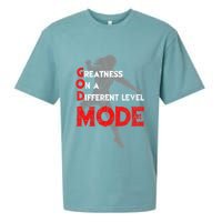 Greatness On A Different Level Mode Sueded Cloud Jersey T-Shirt
