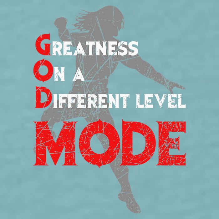 Greatness On A Different Level Mode Sueded Cloud Jersey T-Shirt
