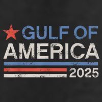 Gulf Of America 2025 7 Panel Mesh Trucker Snapback Hat