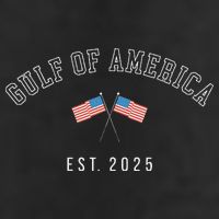 Gulf Of America Est.2025 7 Panel Mesh Trucker Snapback Hat
