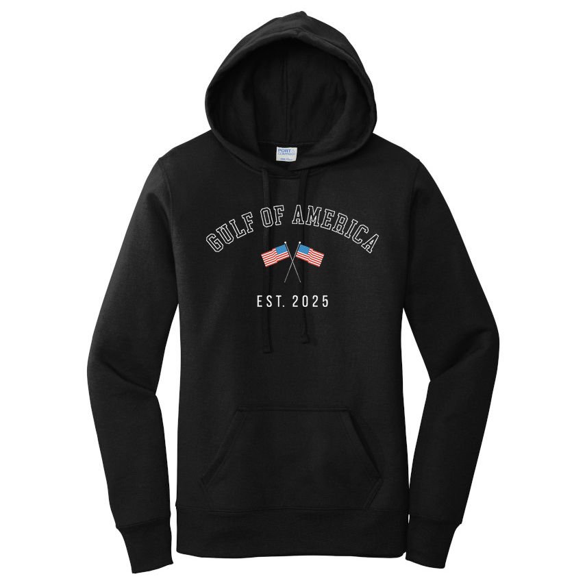 Gulf Of America Est.2025 Women's Pullover Hoodie
