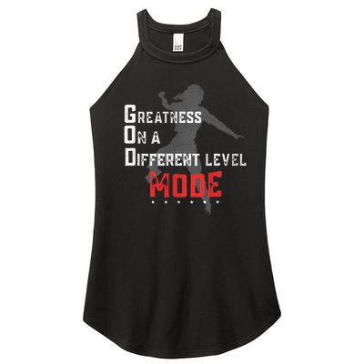 Greatness On A Different Level Mode Women's Perfect Tri Rocker Tank