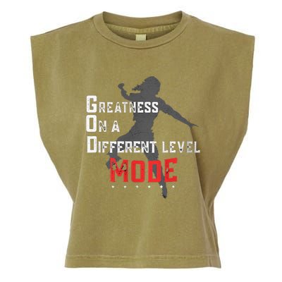 Greatness On A Different Level Mode Garment-Dyed Women's Muscle Tee