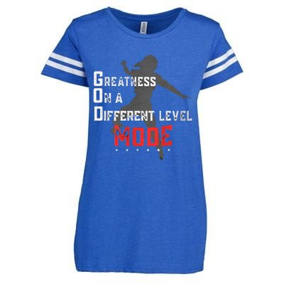 Greatness On A Different Level Mode Enza Ladies Jersey Football T-Shirt