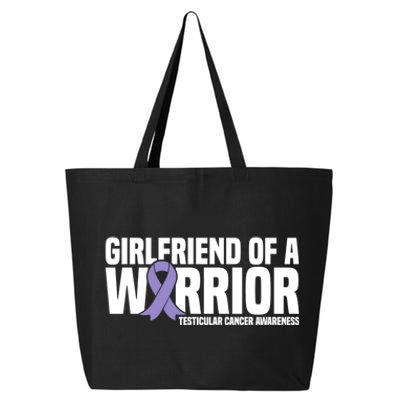 Girlfriend Of A Warrior Testicular Cancer Awareness Cool Gift 25L Jumbo Tote