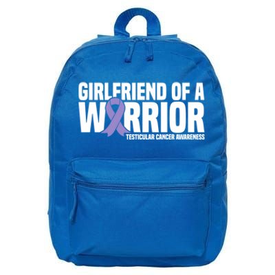 Girlfriend Of A Warrior Testicular Cancer Awareness Cool Gift 16 in Basic Backpack