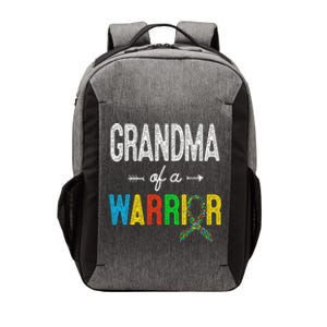 Grandma Of A Warrior Autism Awareness Support Vector Backpack