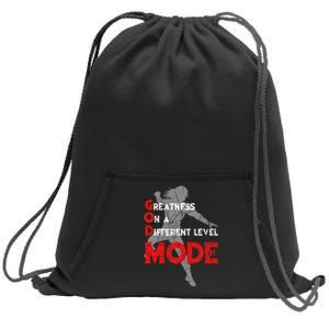 Greatness On A Different Level Mode Sweatshirt Cinch Pack Bag