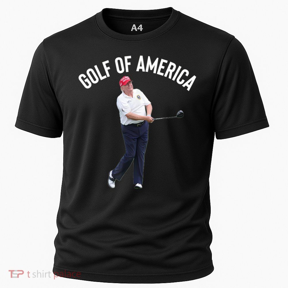 Golf Of America Donald Trump Pun Performance Shirt