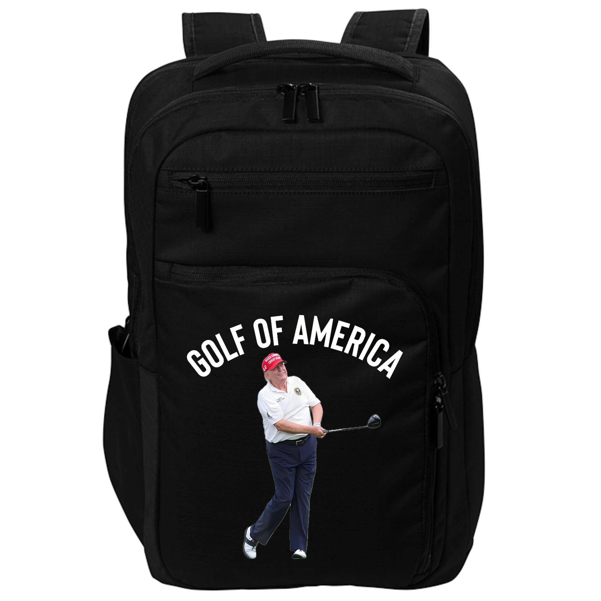 Golf Of America Donald Trump Pun Impact Tech Backpack