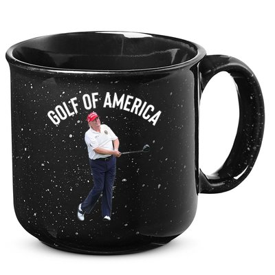 Golf Of America Donald Trump Pun 15oz Campfire Ceramic Mug