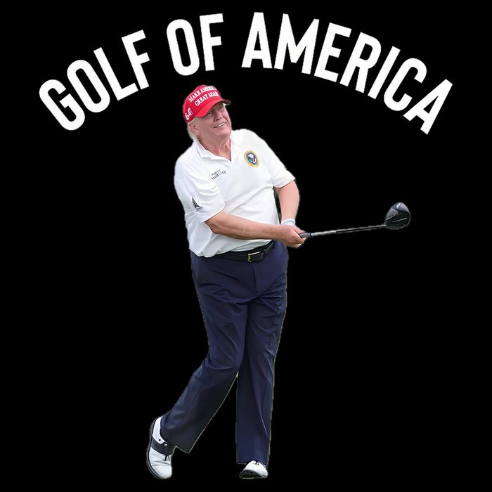 Golf Of America Donald Trump Pun 16 in Basic Backpack