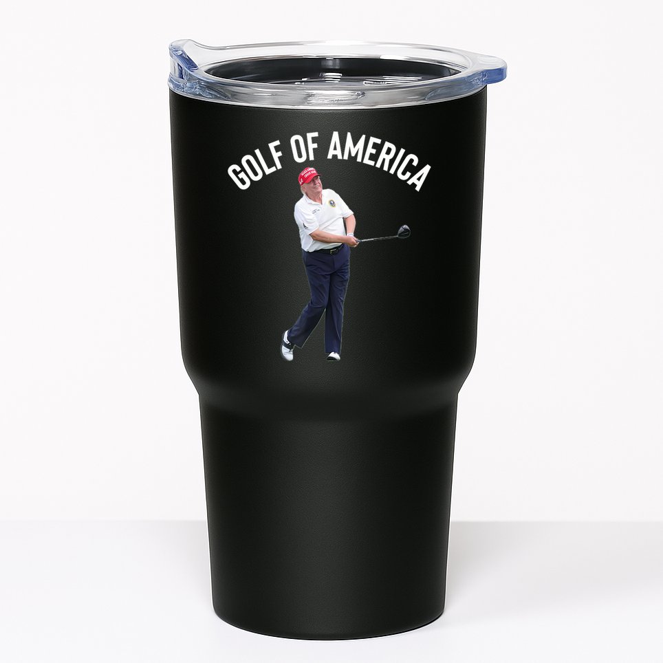 Golf Of America Donald Trump Pun Tumbler