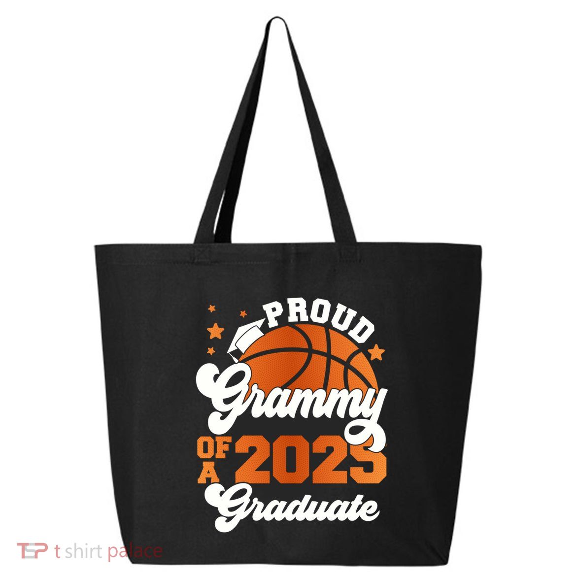 Grammy Of A 2025 Graduate Senior Graduation Squad Basketball Funny Gift 25L Jumbo Tote