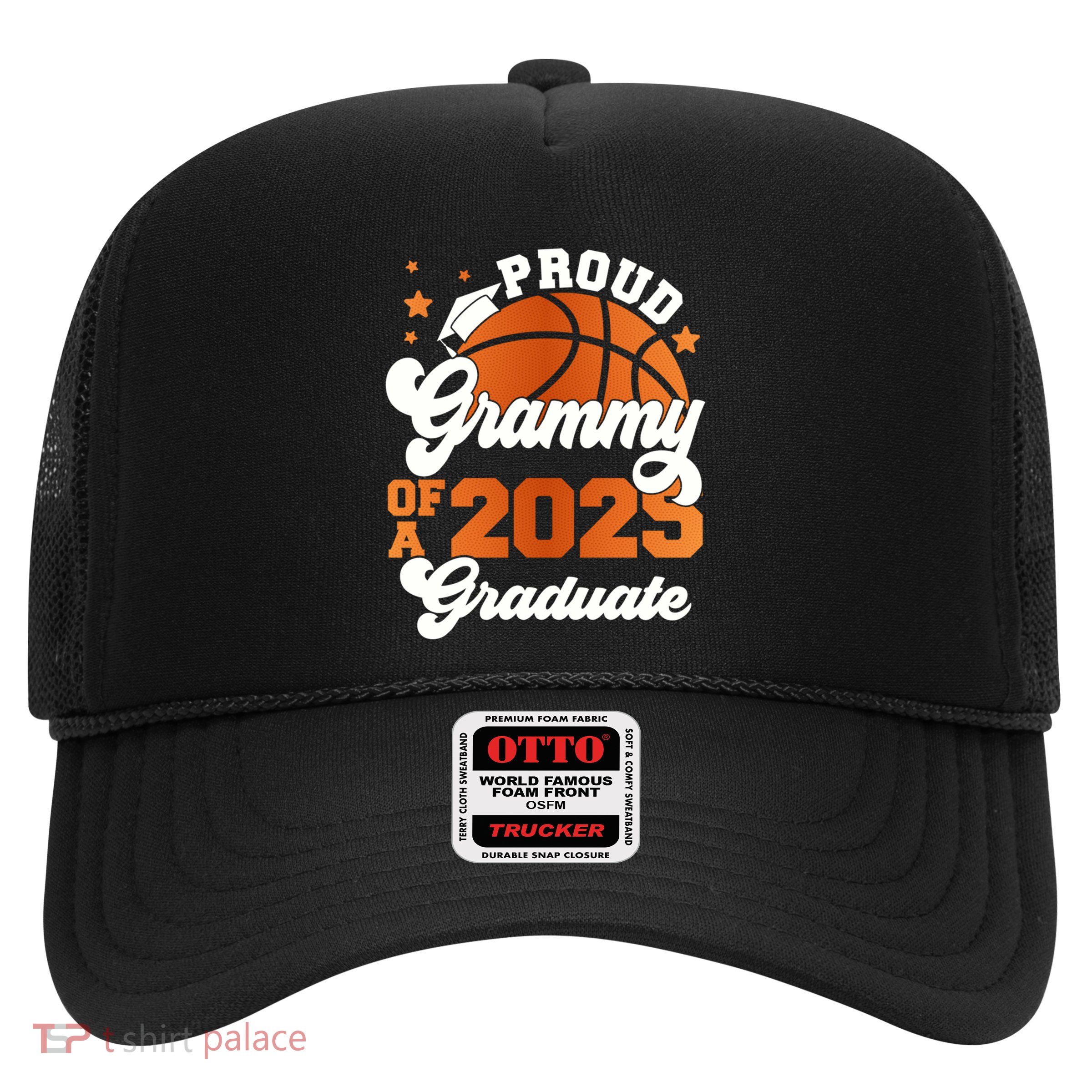Grammy Of A 2025 Graduate Senior Graduation Squad Basketball Funny Gift Trucker Hat