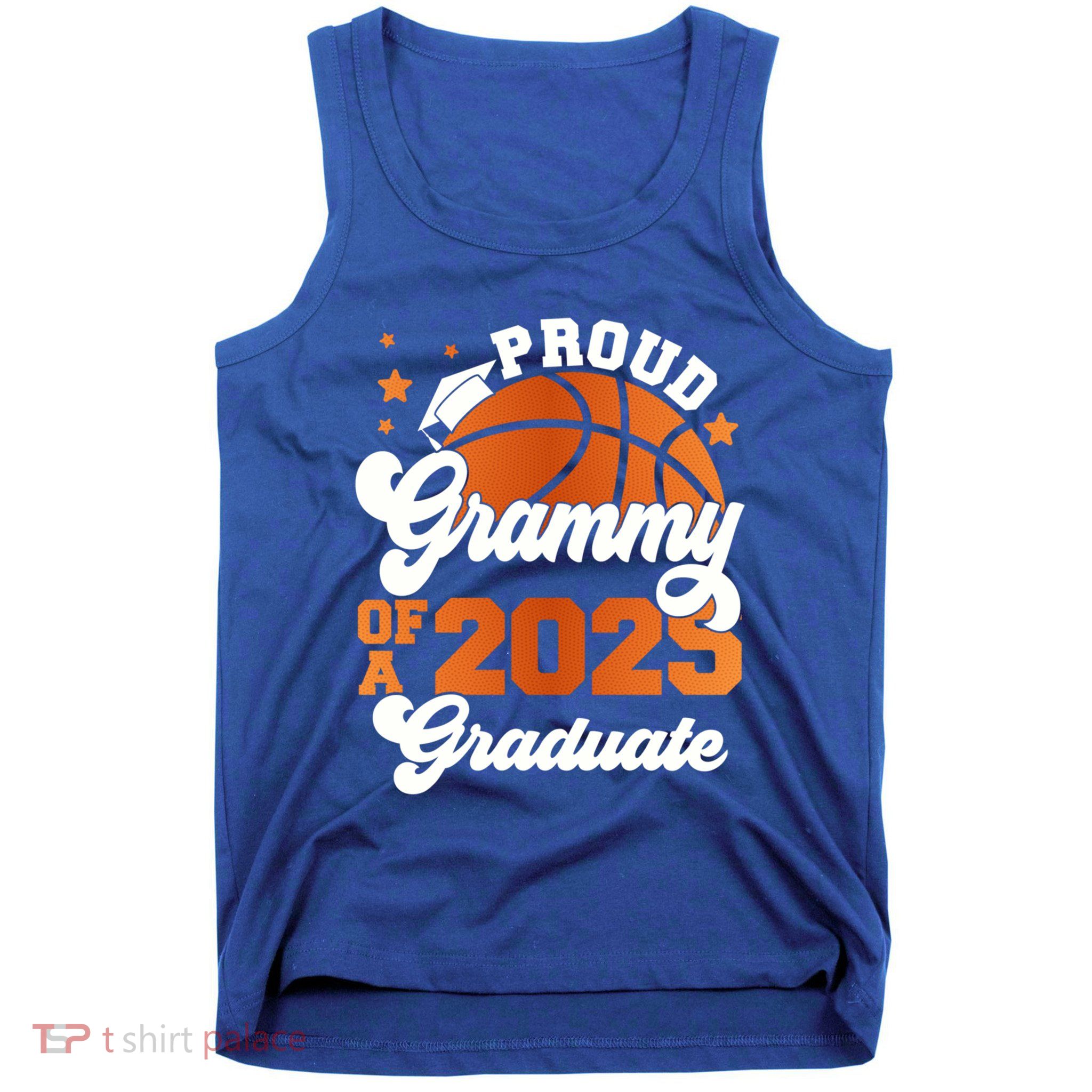 Grammy Of A 2025 Graduate Senior Graduation Squad Basketball Funny Gift Tank Top
