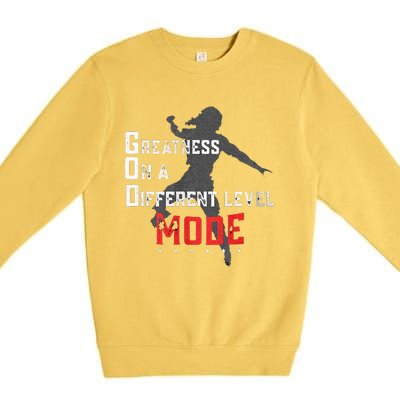 Greatness On A Different Level Mode Premium Crewneck Sweatshirt