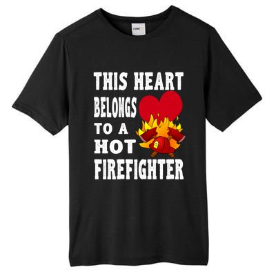 Girlfriend Of A Firefighter Cute Gift Tall Fusion ChromaSoft Performance T-Shirt