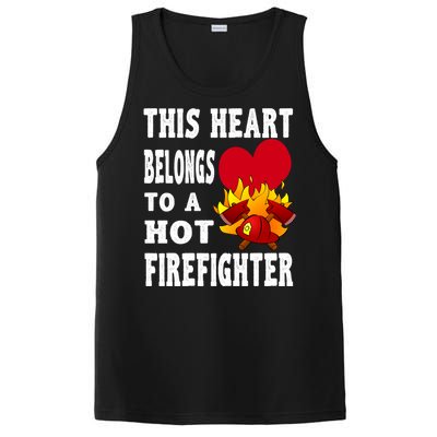 Girlfriend Of A Firefighter Cute Gift PosiCharge Competitor Tank