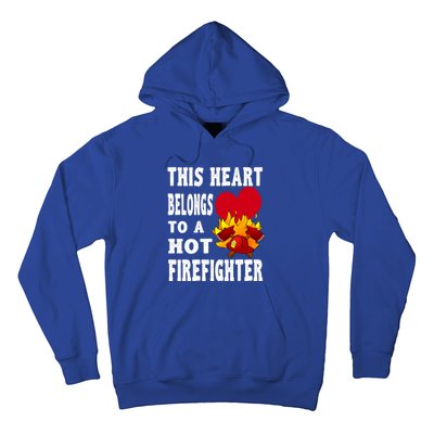 Girlfriend Of A Firefighter Cute Gift Hoodie