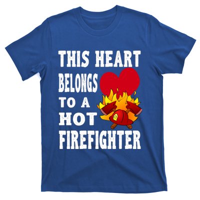 Girlfriend Of A Firefighter Cute Gift T-Shirt