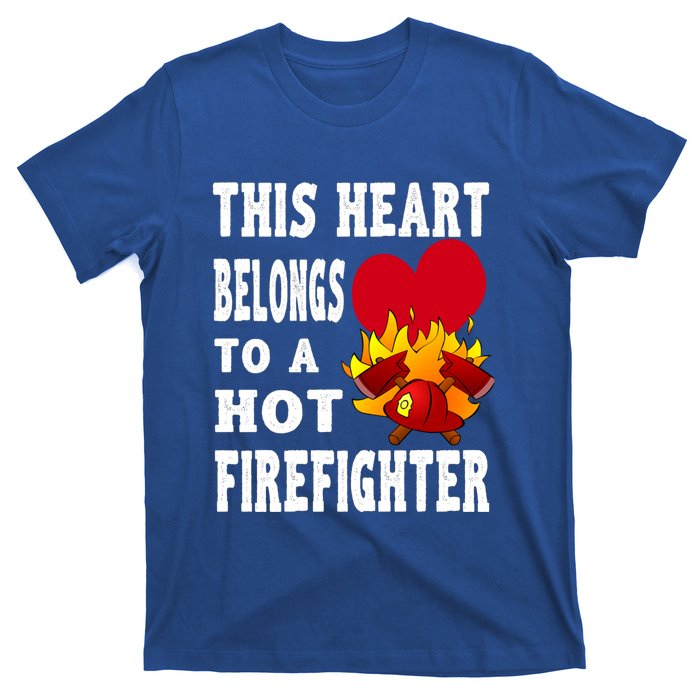 Girlfriend Of A Firefighter Cute Gift T-Shirt