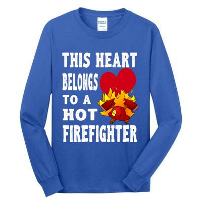 Girlfriend Of A Firefighter Cute Gift Tall Long Sleeve T-Shirt