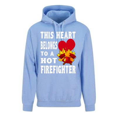 Girlfriend Of A Firefighter Cute Gift Unisex Surf Hoodie