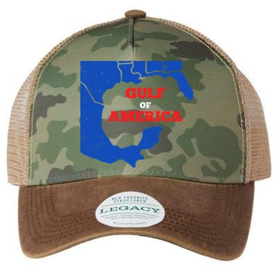 Gulf Of America Map Legacy Tie Dye Trucker Hat