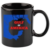 Gulf Of America Map 11oz C Handle Ceramic Mug