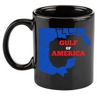 Gulf Of America Map 11oz C Handle Ceramic Mug
