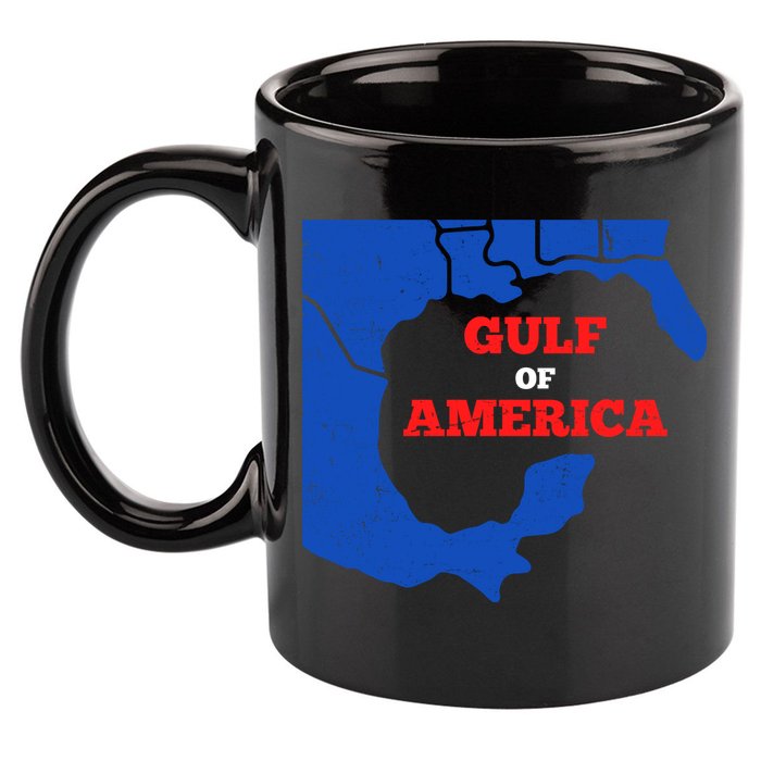 Gulf Of America Map 11oz C Handle Ceramic Mug