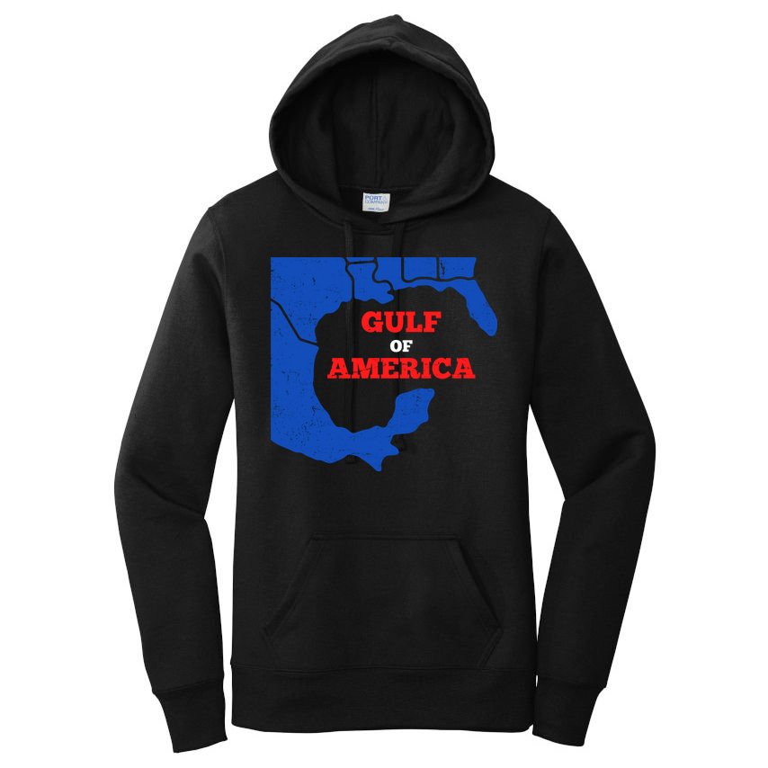 Gulf Of America Map Women's Pullover Hoodie