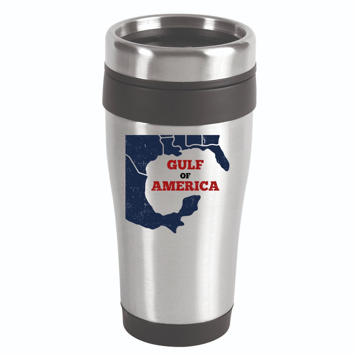 Gulf Of America Map 16oz Travel Tumbler