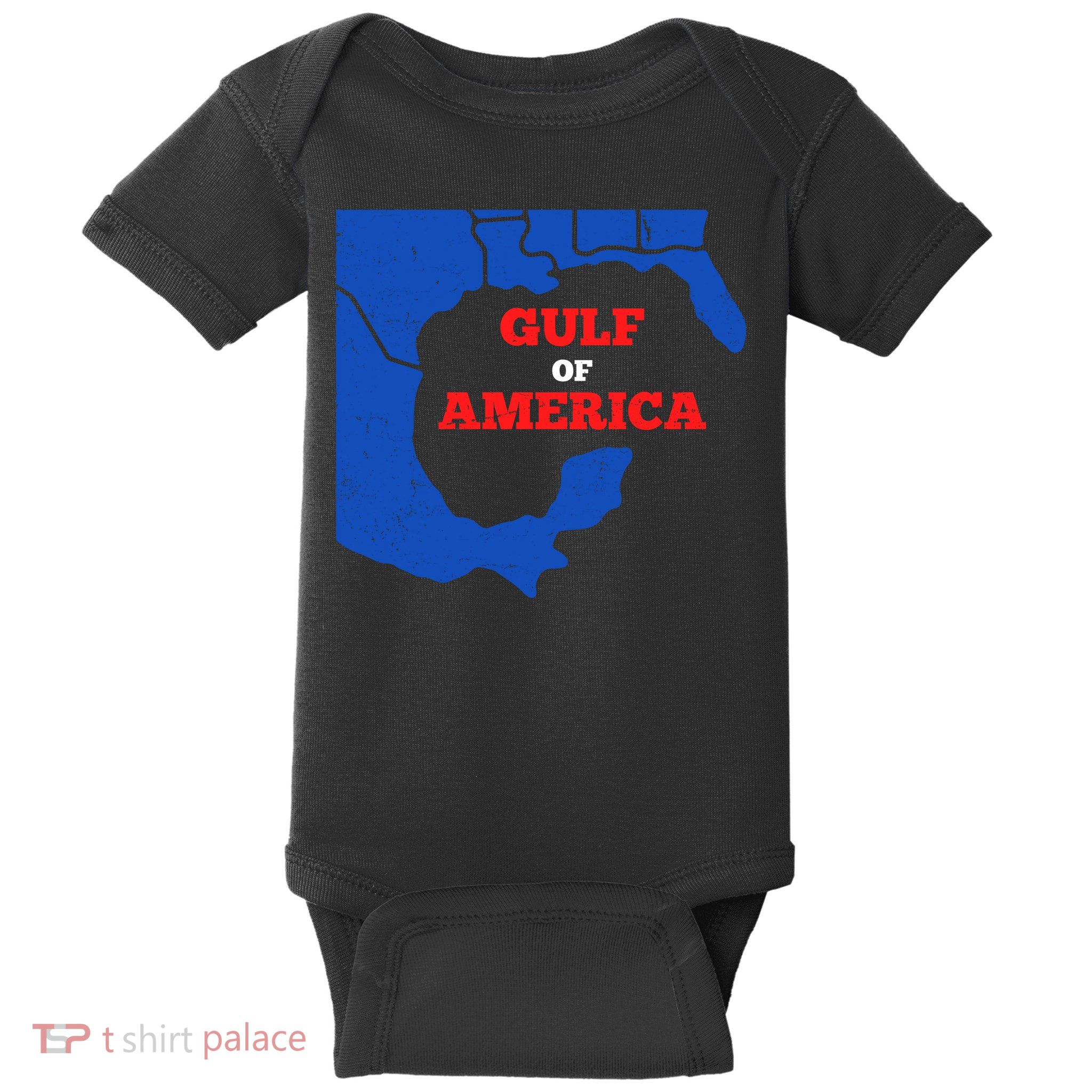 Gulf Of America Map Baby Bodysuit