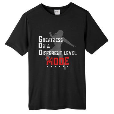 Greatness On A Different Level Mode Tall Fusion ChromaSoft Performance T-Shirt