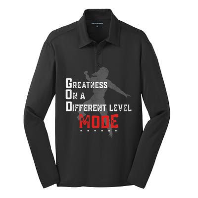 Greatness On A Different Level Mode Silk Touch Performance Long Sleeve Polo