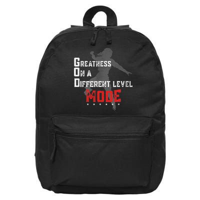Greatness On A Different Level Mode 16 in Basic Backpack